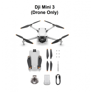 DJI Mini 3 (Drone Only) - 4K Camera Drones